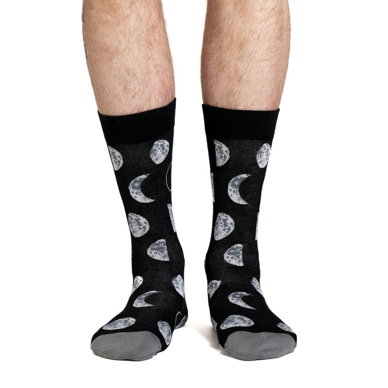 Men's Phases of the Moon Socks