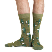 Men's Pickles Playing Pickleball Socks