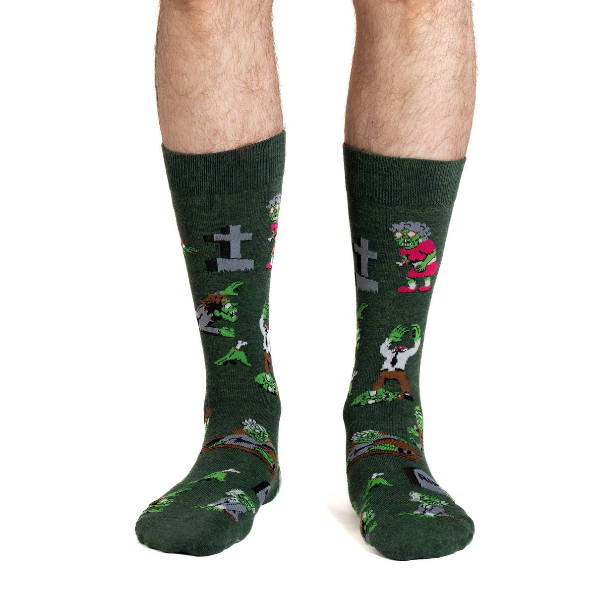 Men's Zombie Graveyard Socks