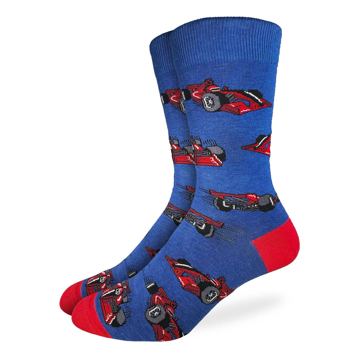 Men's Big & Tall Formula 1 Race Cars Socks