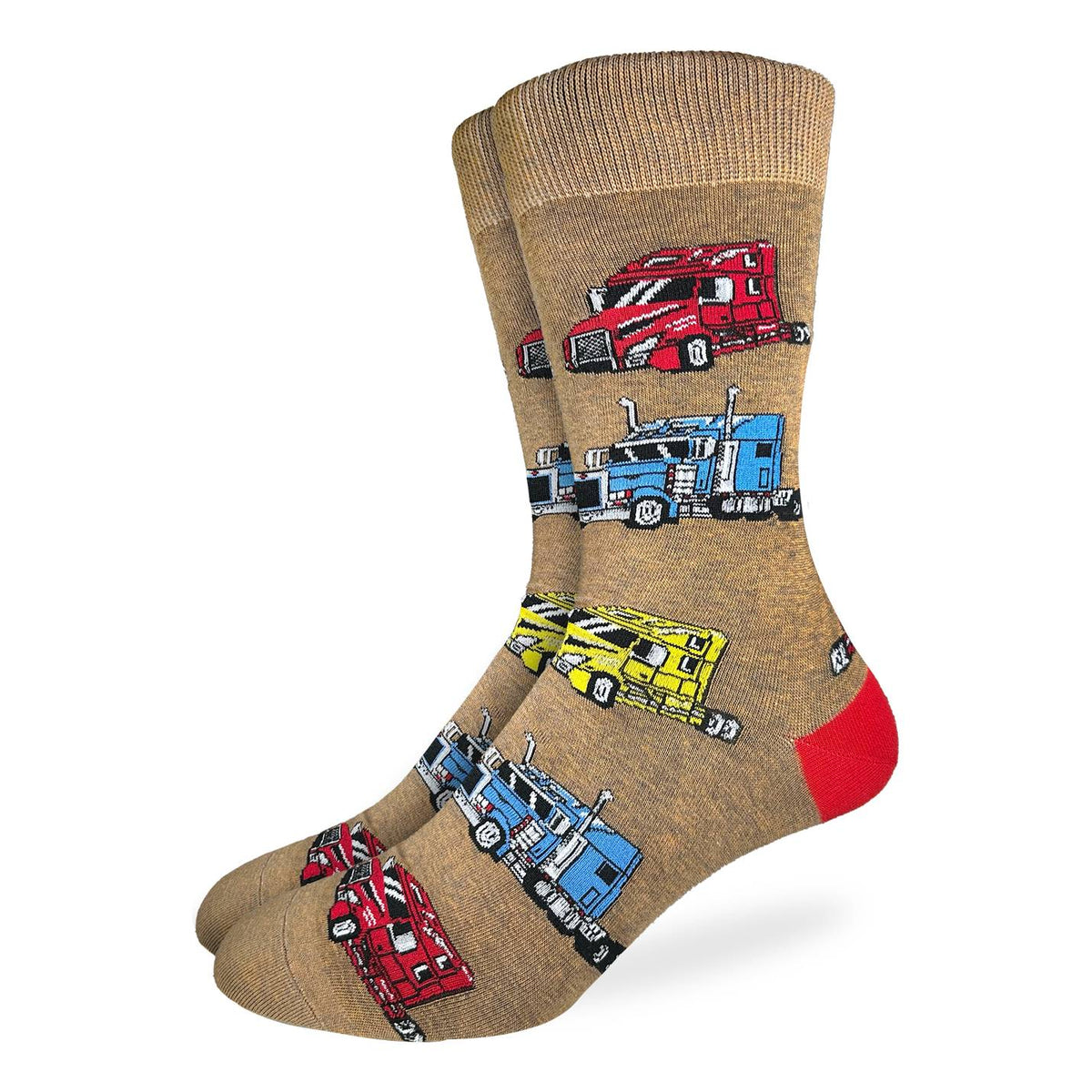 Men's Big & Tall Semi-truck Socks