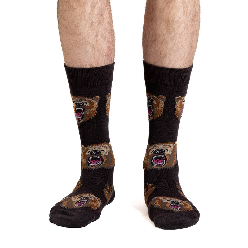 Men's Big & Tall Grizzly Bears Socks