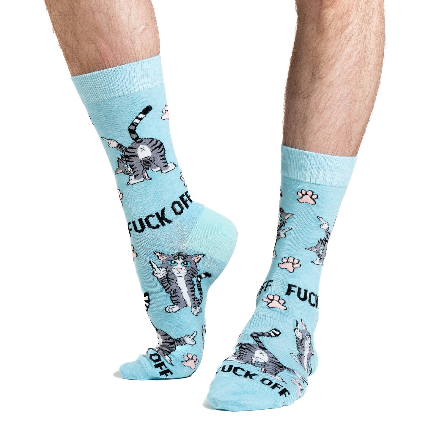 Men's F@*% Off Cats Socks – Good Luck Sock