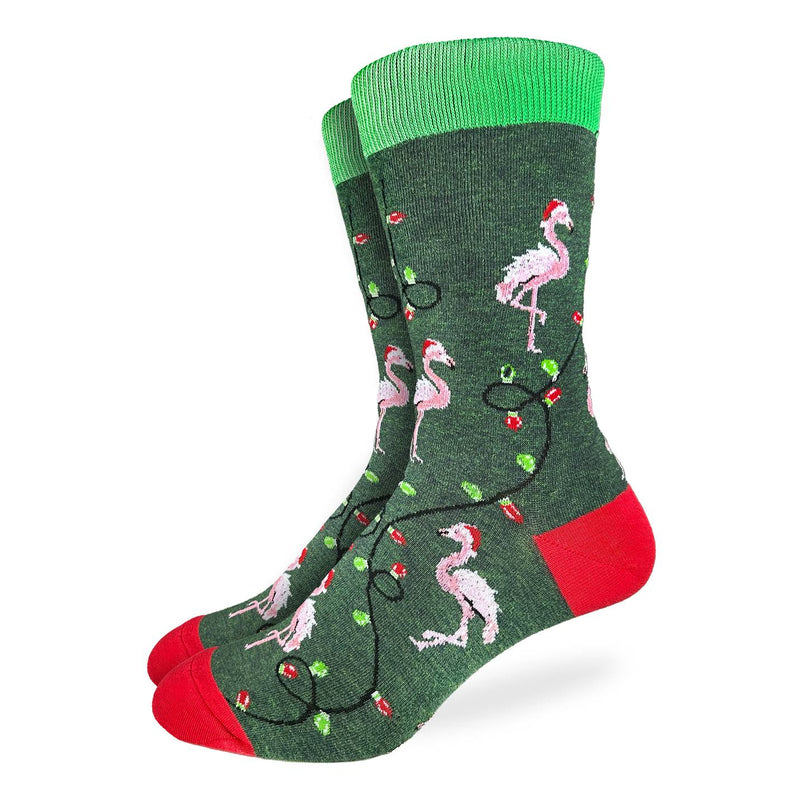 Men's Christmas Flamingos Socks