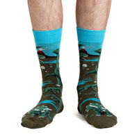 Men's Big & Tall Dinosaur World Socks