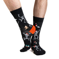 Men's Christmas Skeletons Socks