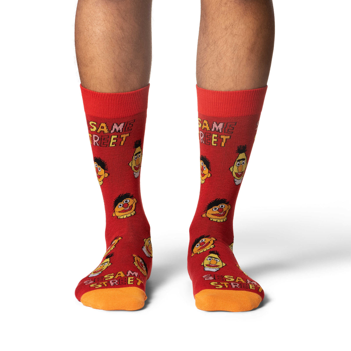 Men's Sesame Street, Bert and Ernie Faces Socks