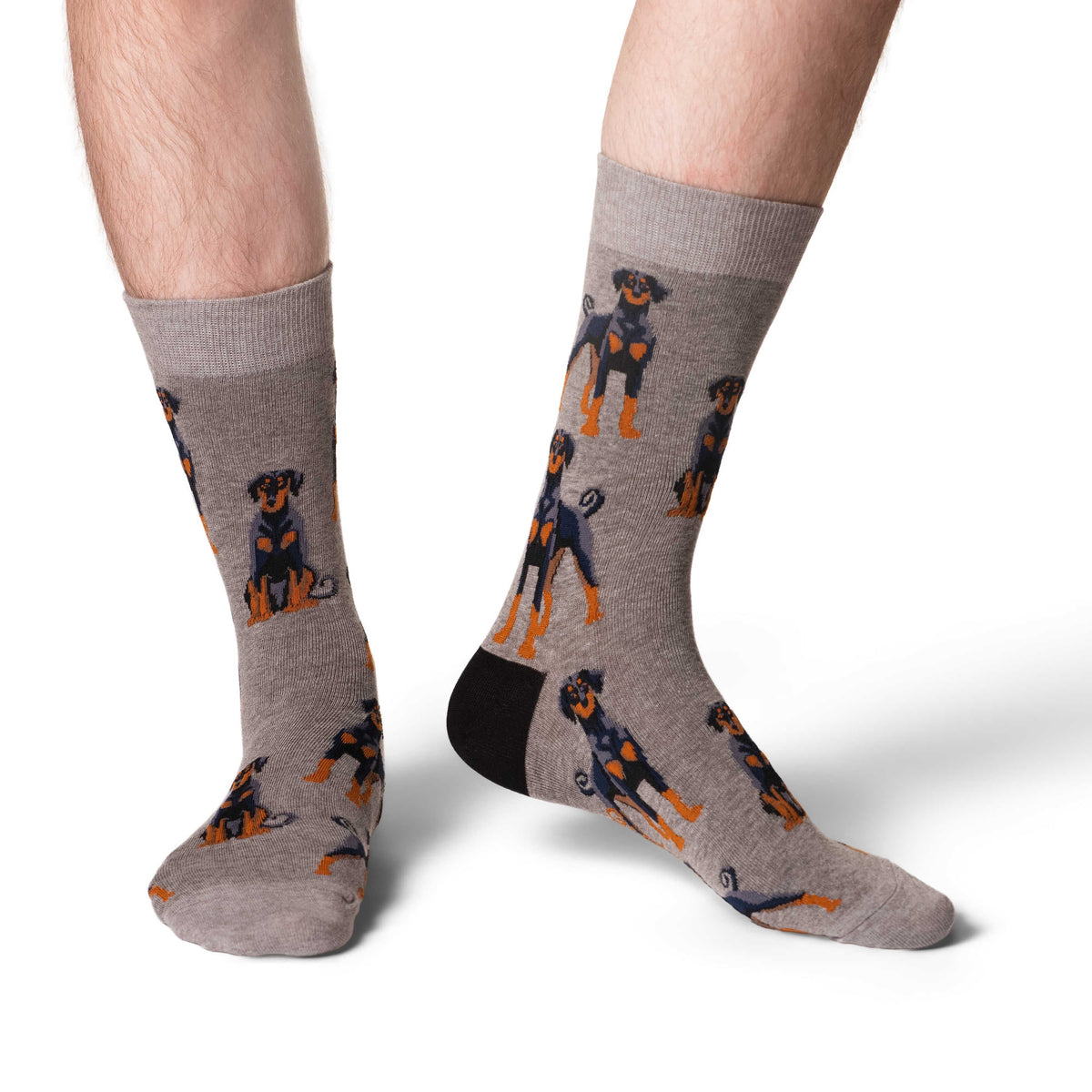 Men's Doberman Pinscher Socks