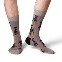 Men's Doberman Pinscher Socks