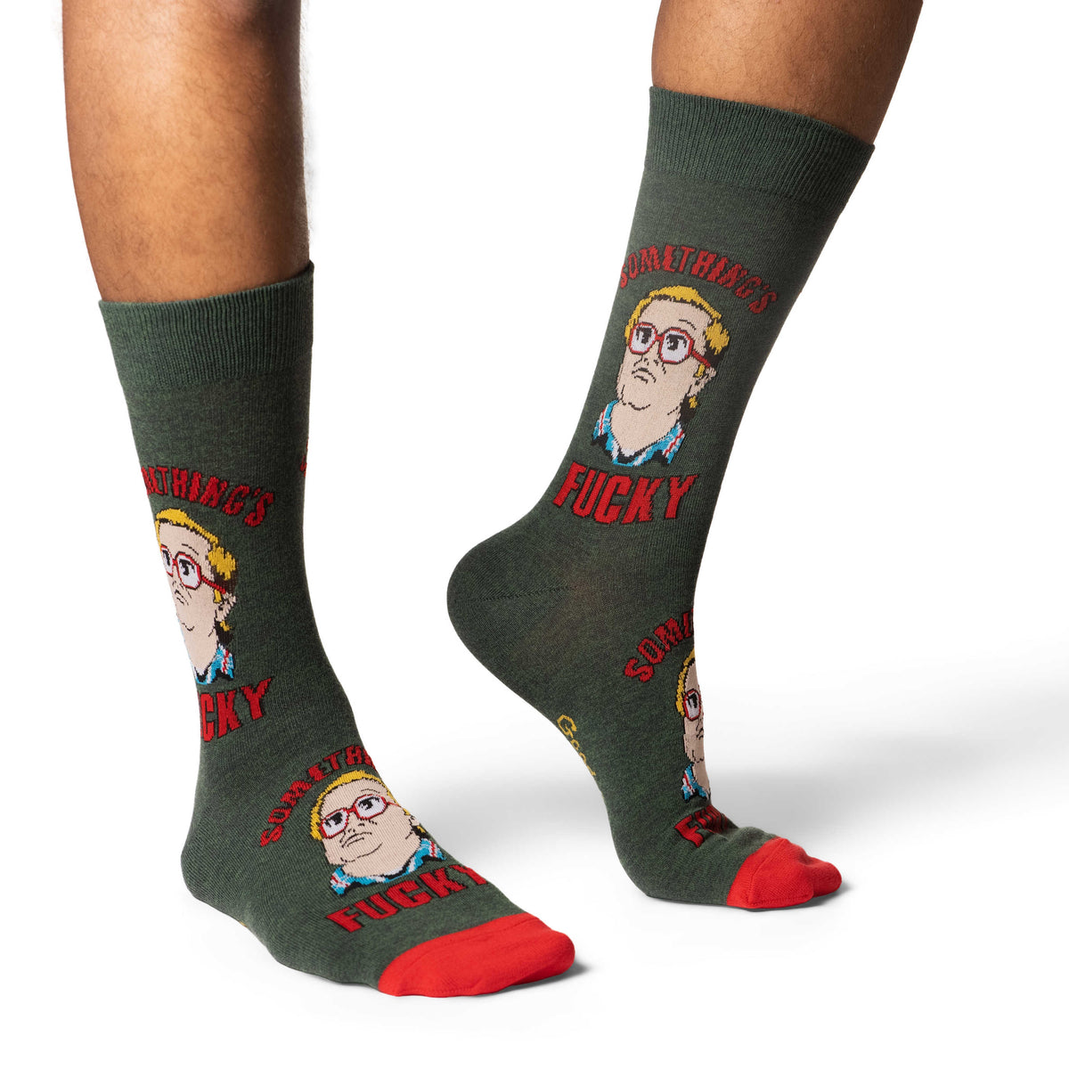 Men's Big & Tall Trailer Park Boys, Bubbles Something's Fucky Socks