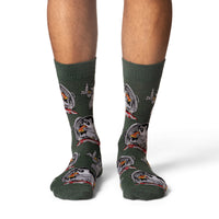 Men's Raccoon Eating Trash Socks