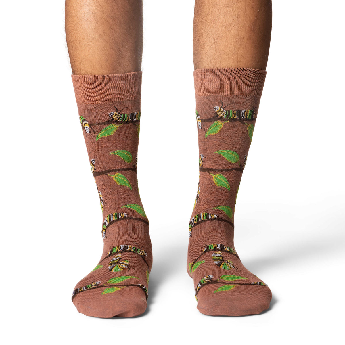 Men's Monarch Caterpillar Socks