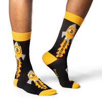 Men's Bitcoin Rocket Socks