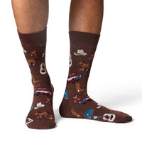 Men's Big & Tall Country Music Socks