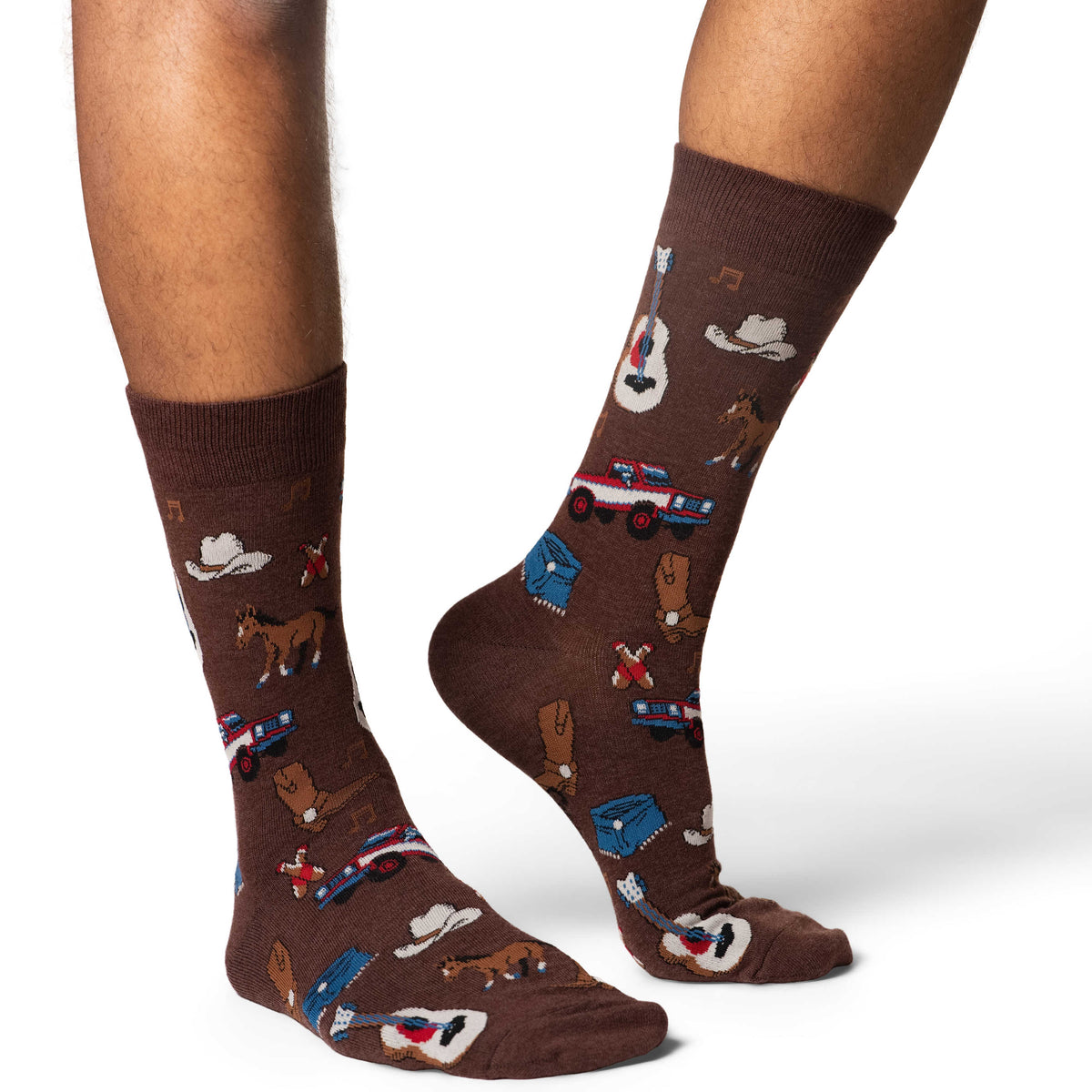 Men's Big & Tall Country Music Socks