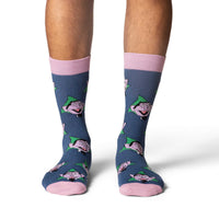 Men's Sesame Street, The Count Faces Socks