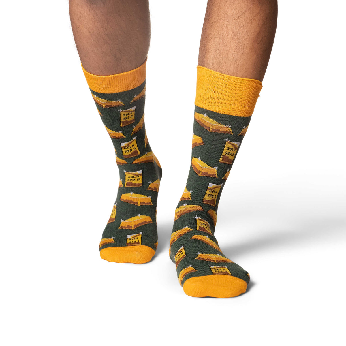 Men's Gold Bullion Socks