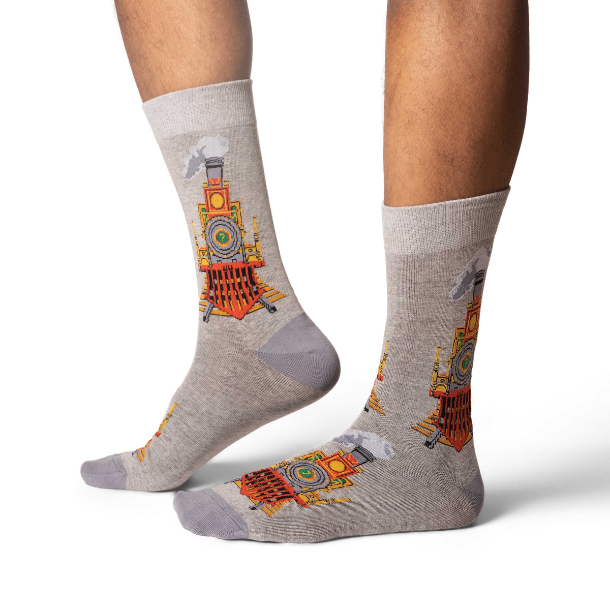 Men's Big & Tall Train Engine Socks