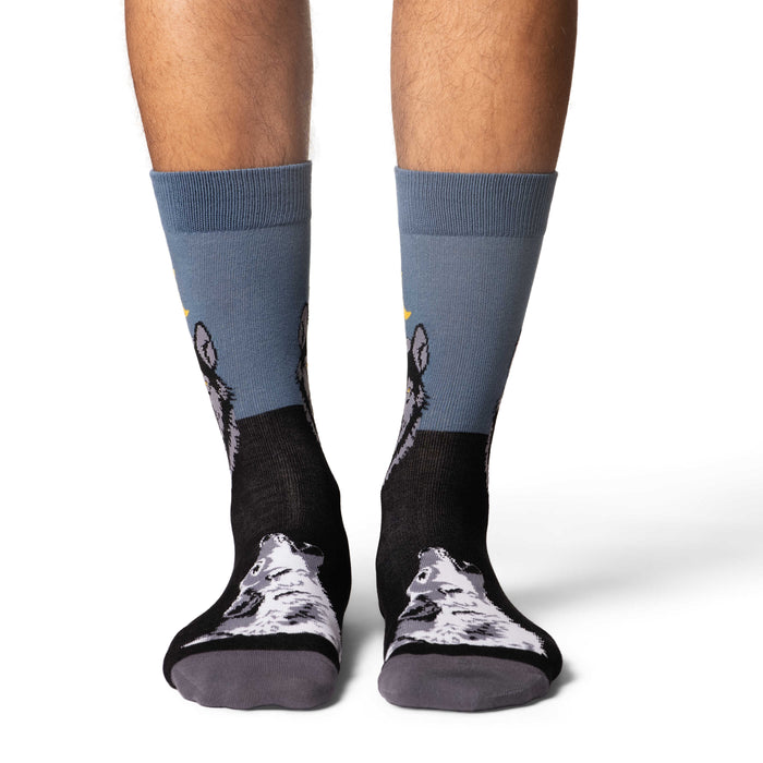 Men's Howling Wolf Socks