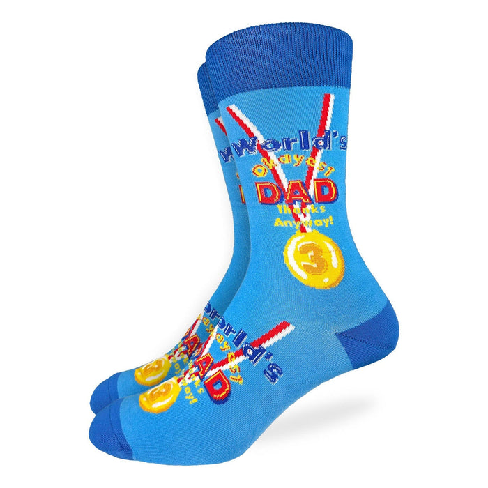 Men's World's Okayest Dad Socks