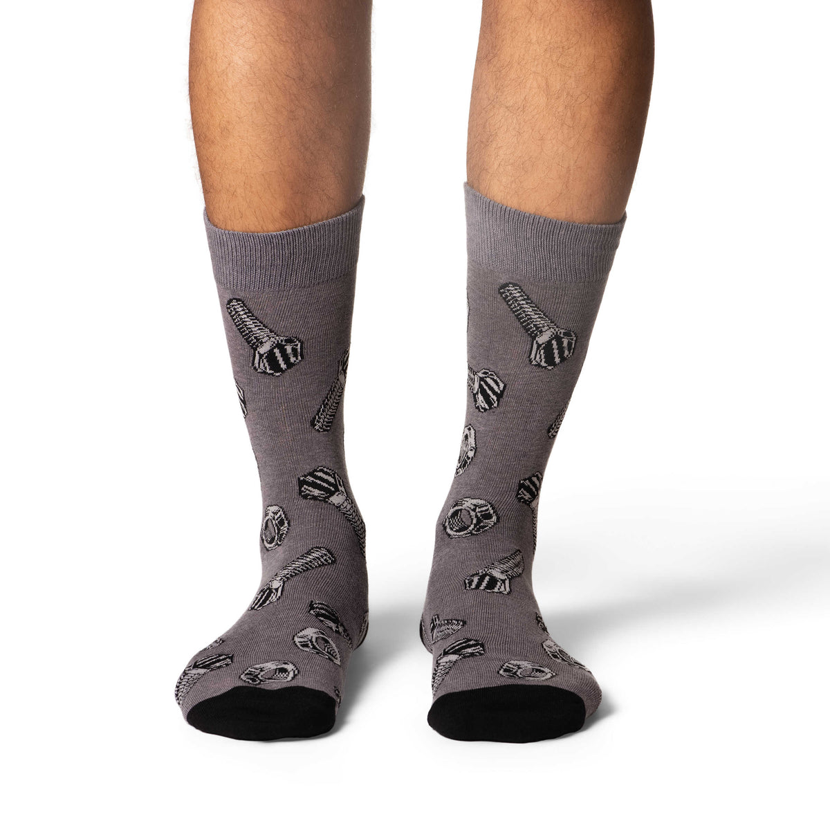 Men's Big & Tall Nuts & Bolts Socks