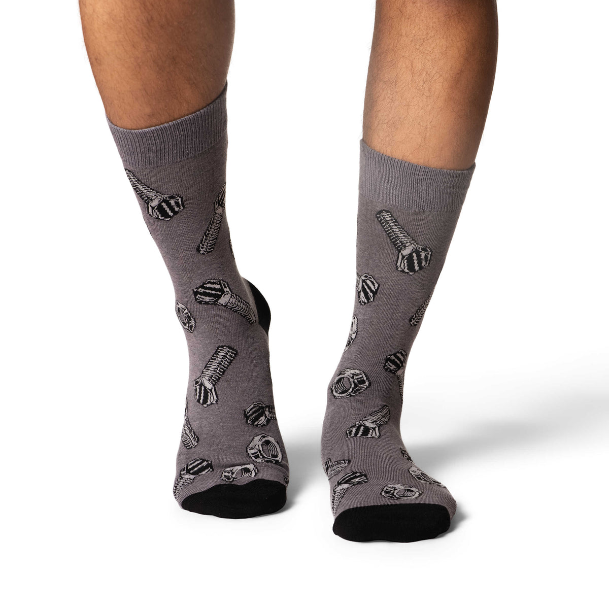 Men's Big & Tall Nuts & Bolts Socks