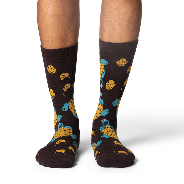 Men's Sesame Street, Cookie Monster Socks