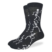Men's Big & Tall Skeleton Halloween Socks