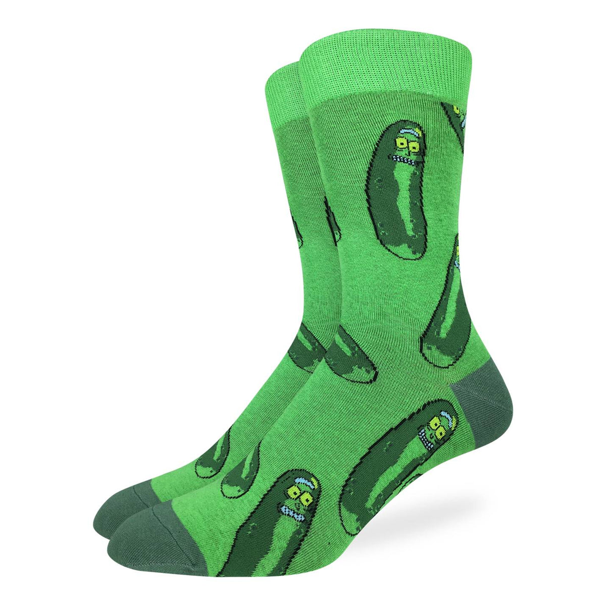 Men's Big & Tall Rick and Morty, Pickle Rick Socks