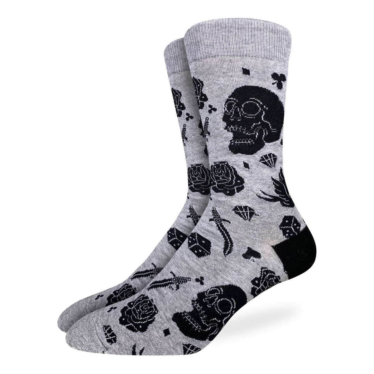 Men's Big & Tall Skulls Socks