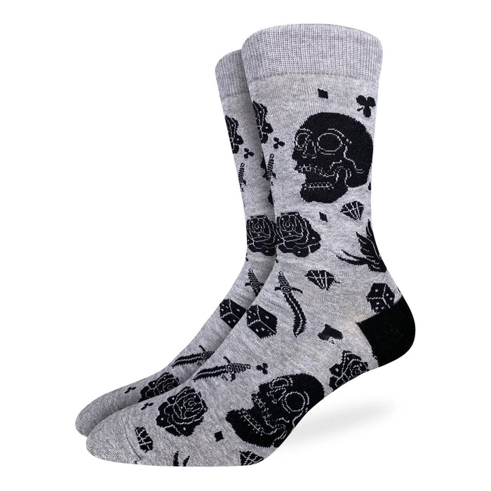 Men's Big & Tall Skulls Socks