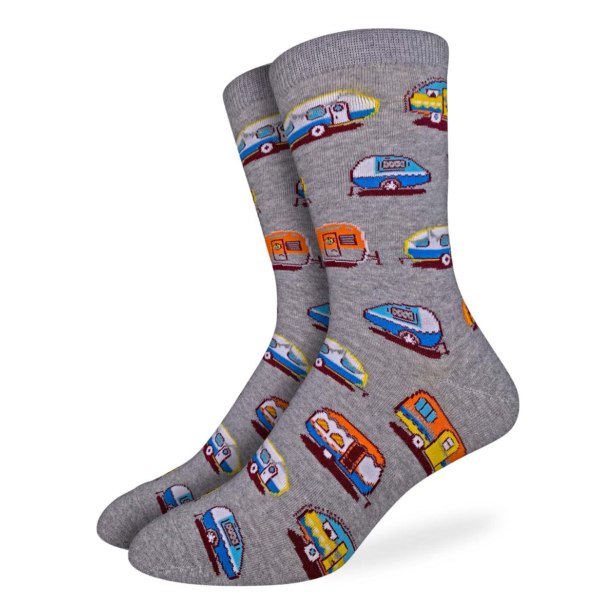 Men's Big & Tall Happy Camper Socks