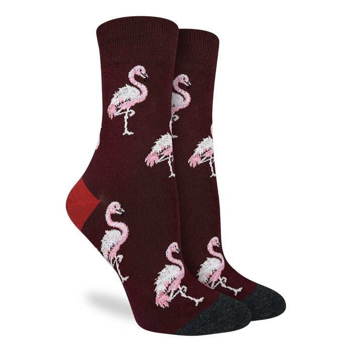 Women's Pink Flamingo Party Socks