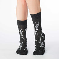 Women's Dancing Skeleton Halloween Socks