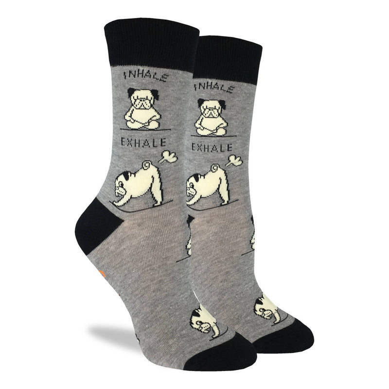 Women's Yoga Pug Socks – Good Luck Sock