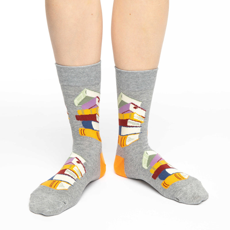Women's Stack of Books Socks – Good Luck Sock