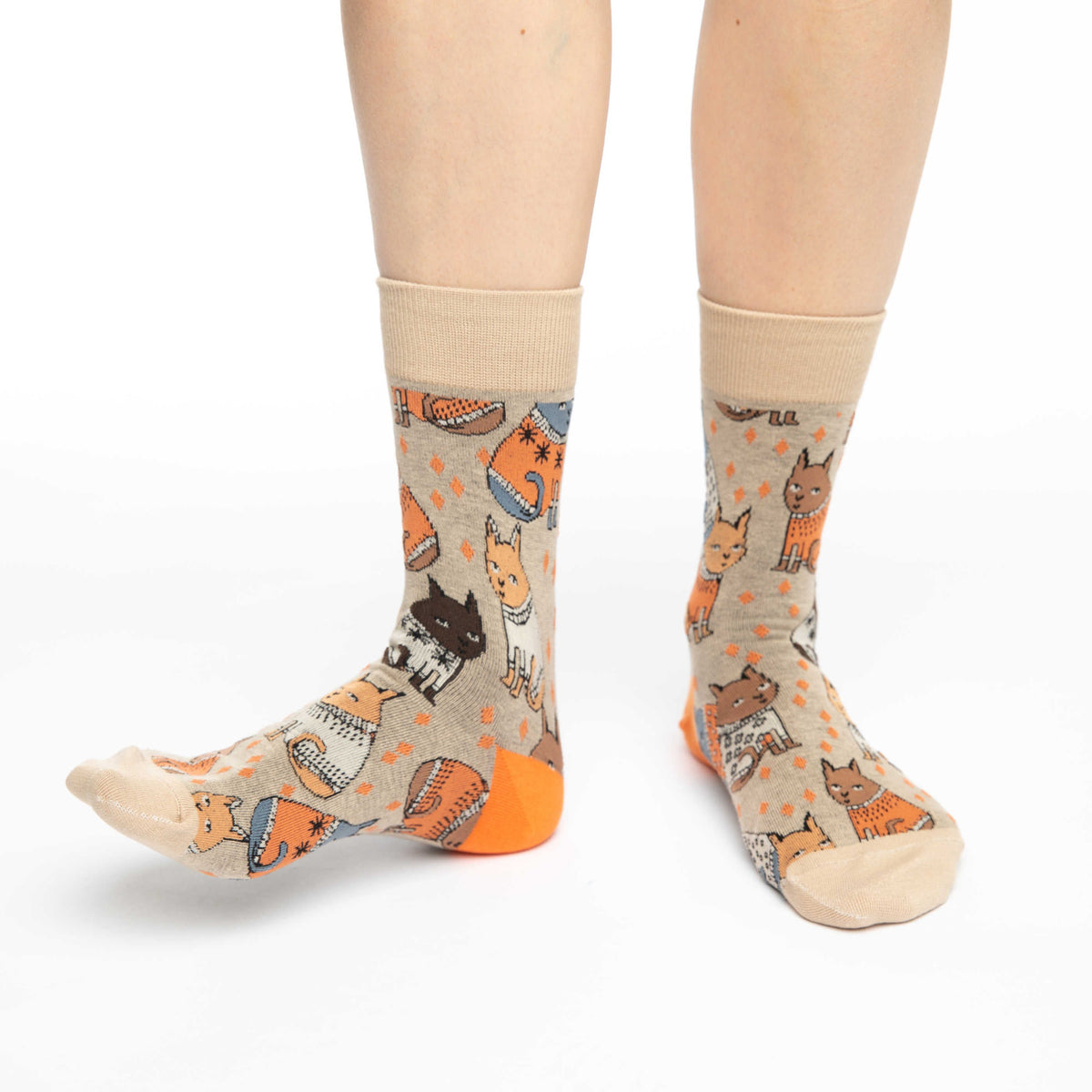 Women's Sweater Cats Socks