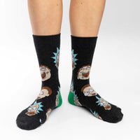 Women's Rick and Morty, Facial Expression Socks