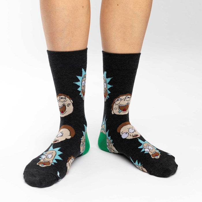 Women's Rick and Morty, Facial Expression Socks