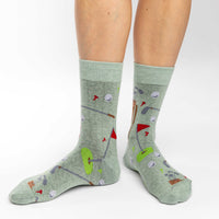 Women's Golf Green Socks