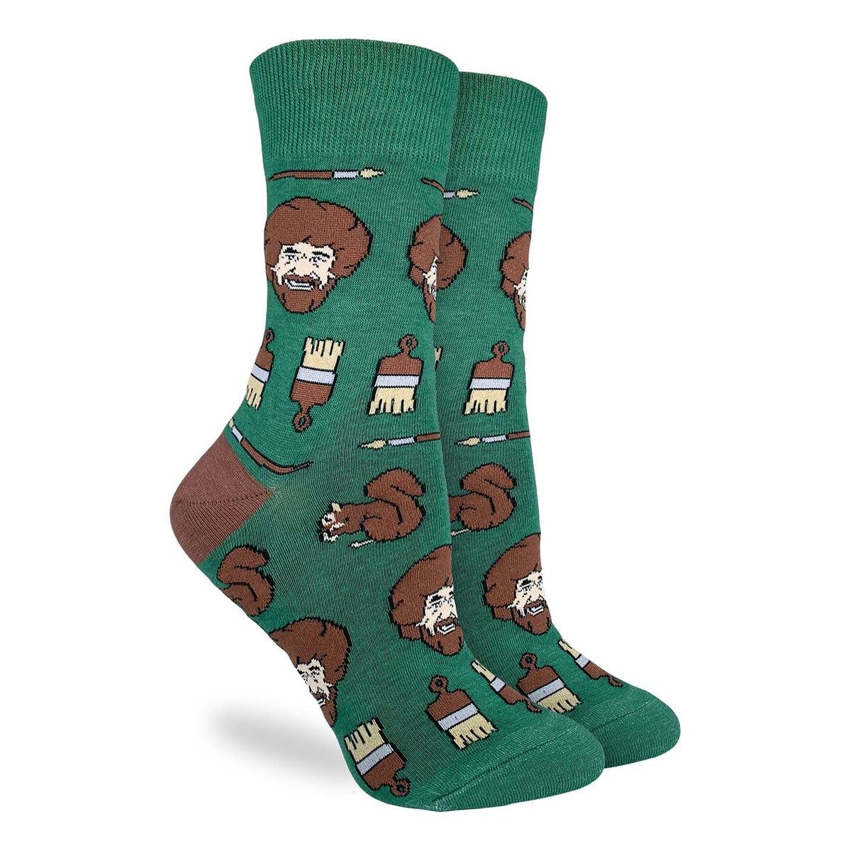 Women's Bob Ross, Faces Socks