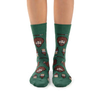 Women's Bob Ross, Faces Socks