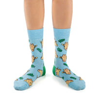 Women's Giraffe Heads Socks