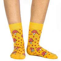 Women's Amanita Mushrooms Socks