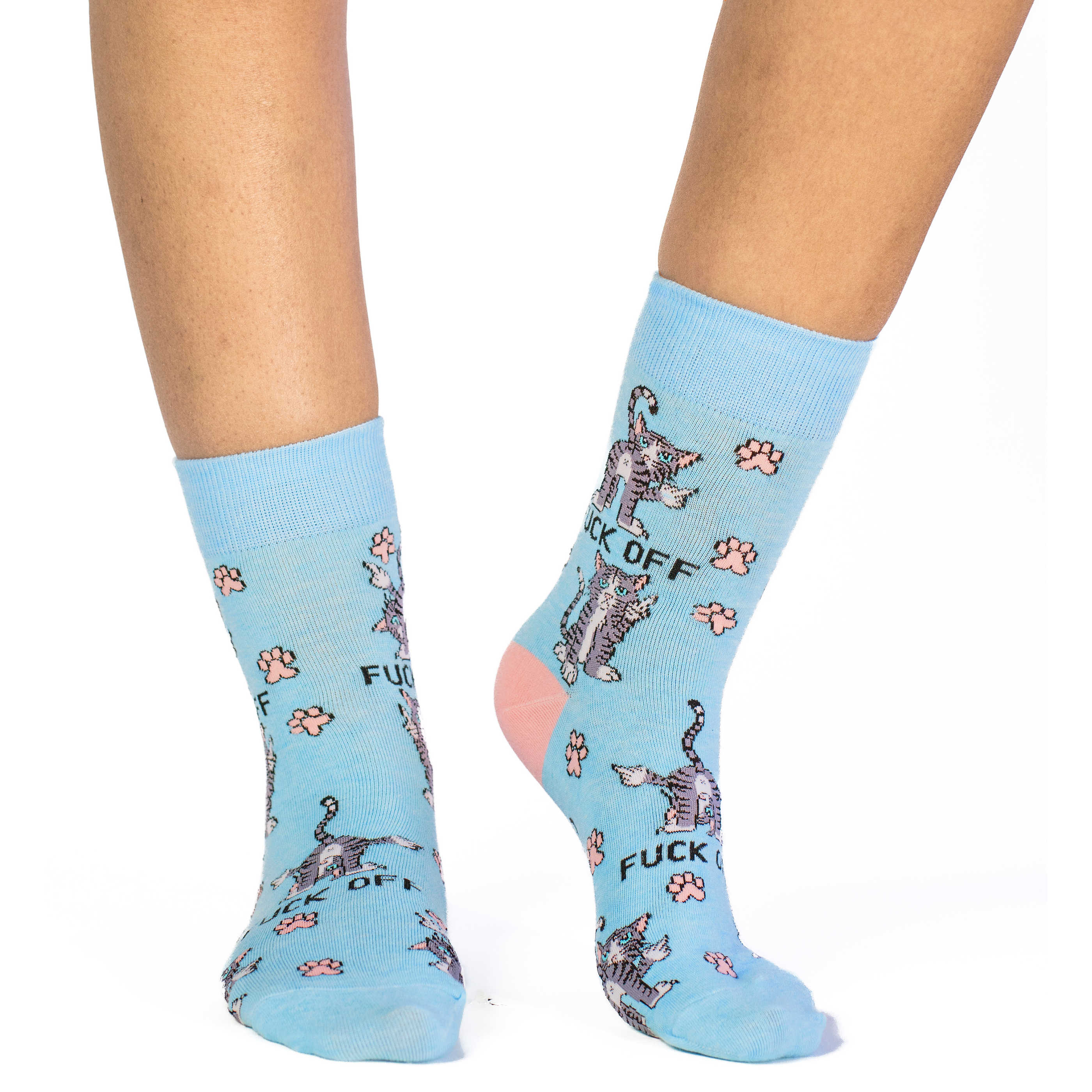Women's F@*% Off Cats Socks – Good Luck Sock