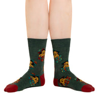 Women's Christmas Puppy Presents Socks