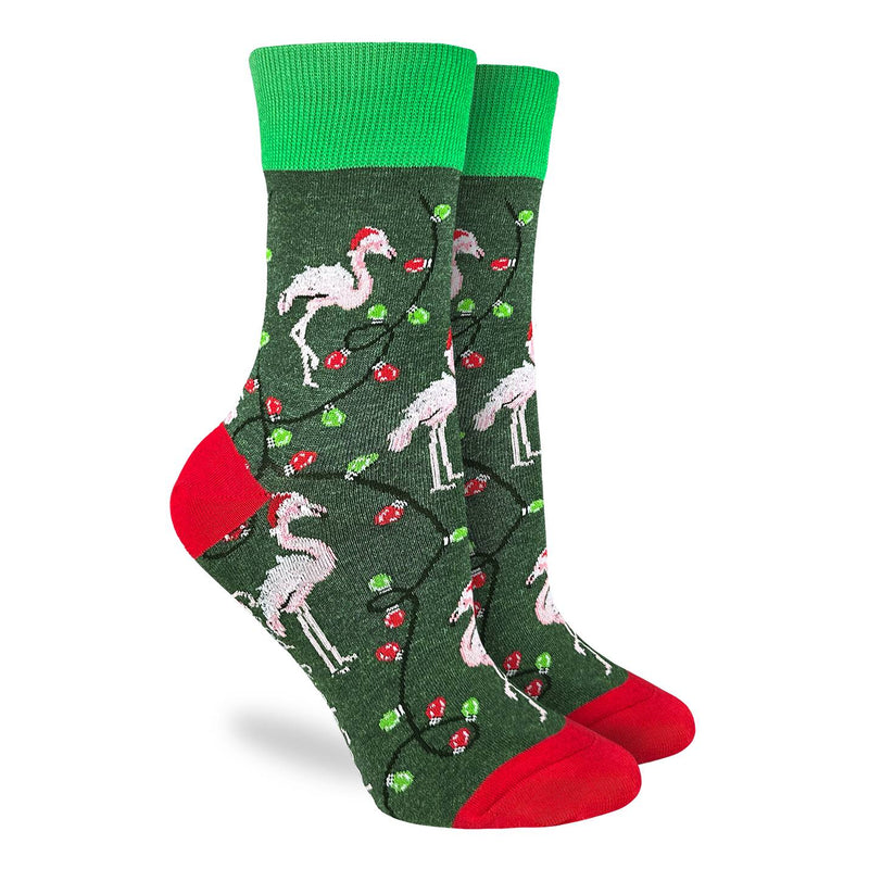 Women's Christmas Flamingos Socks