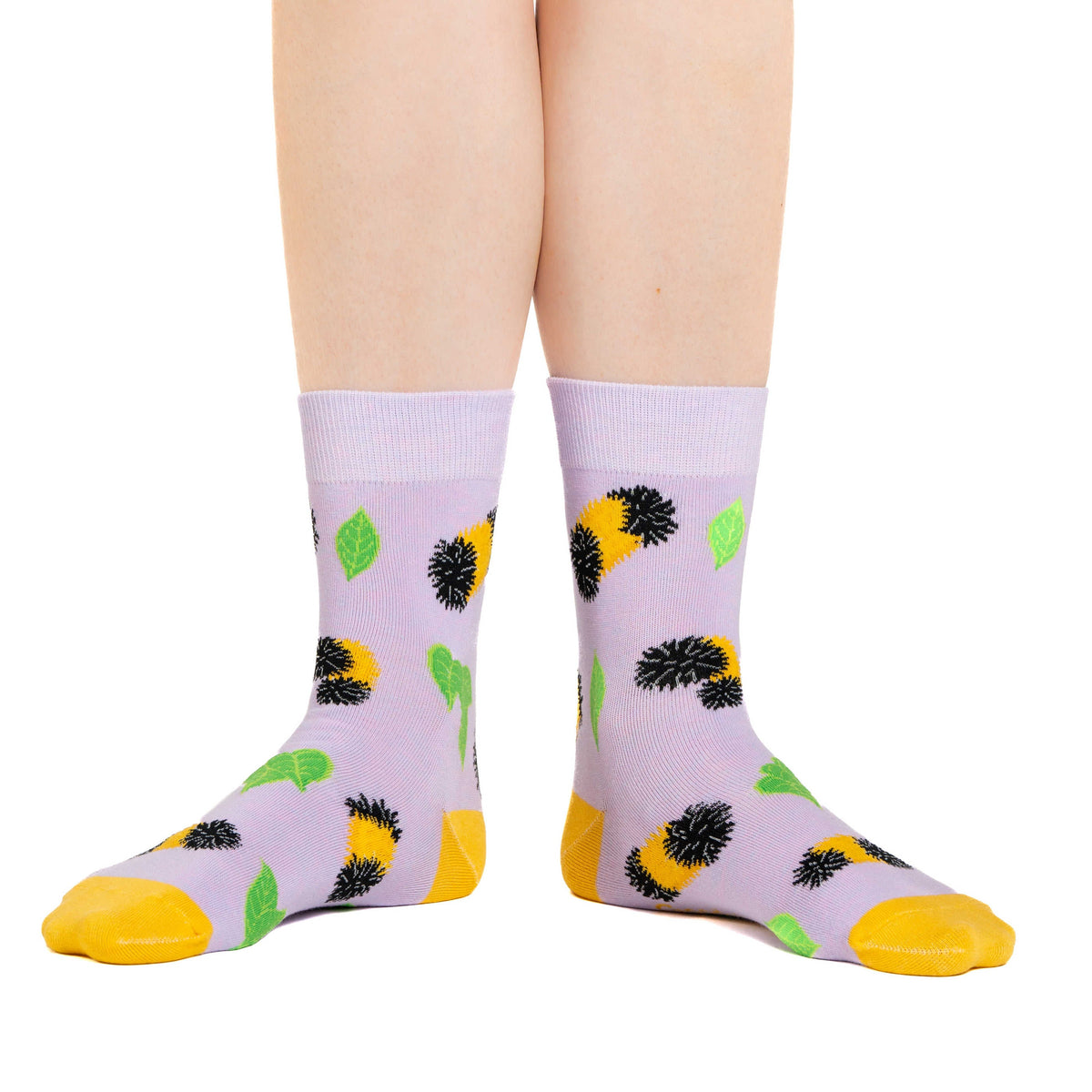 Women's Fuzzy Caterpillars Socks