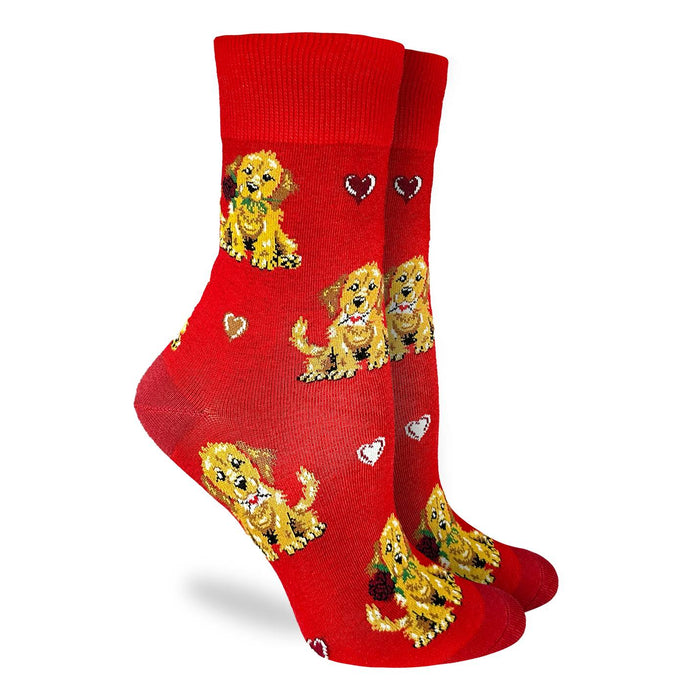 Women's Valentine's Day Puppy Love Socks
