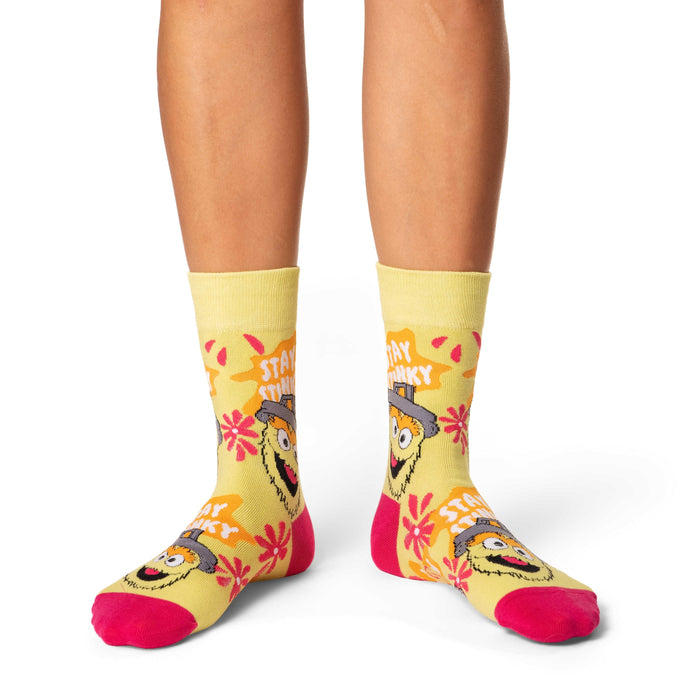Women's Sesame Street, Oscar the Grouch, Stay Stinky Socks